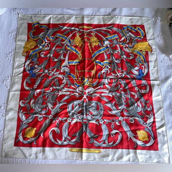 Hermès multi-color scarf - Picture 4 of 4